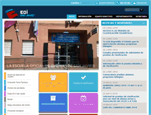 Tablet Screenshot of eoisanjavier.org